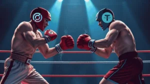 Stablecoin Circle and Tether Clash