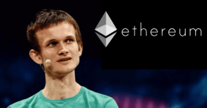 Vitalik Buterin speaking in an event